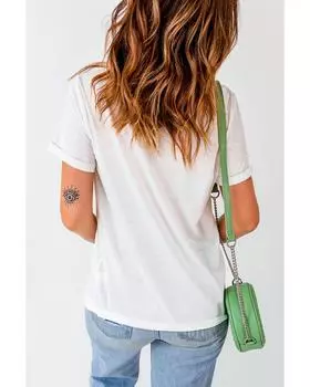 Azura Exchange Cowboys Fashion Graphic Tee XL белый