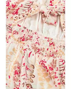 Azura Exchange Платье с открытой спиной и цветочным принтом L разноцветный