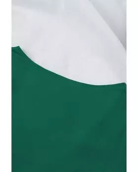 Azura Exchange Flare Sleeve V Neck Loose Blouse XL зелёный