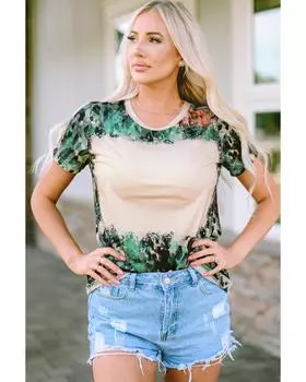 Azura Exchange Футболка с графическим принтом «леопард» XL леопардовый