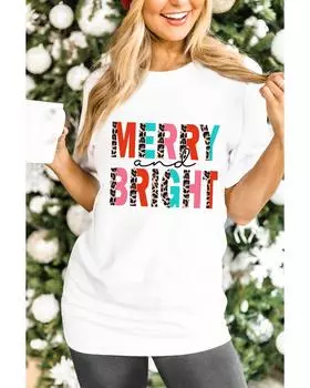 Azura Exchange Футболка с короткими рукавами и леопардовым принтом XL белый