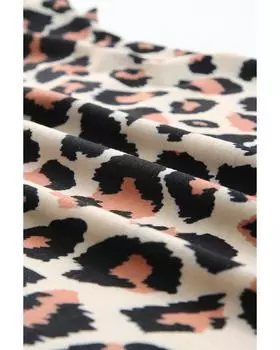 Azura Exchange Футболка с рисунком молнии и леопардовым принтом L леопардовый