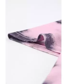 Azura Exchange Футболка с V-образным вырезом и принтом тай-дай S фиолетовый