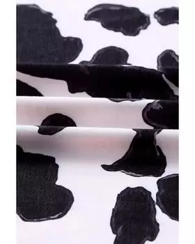 Azura Exchange Кардиган с открытой передней частью в стиле пэчворк из коровьей шерсти M чёрный