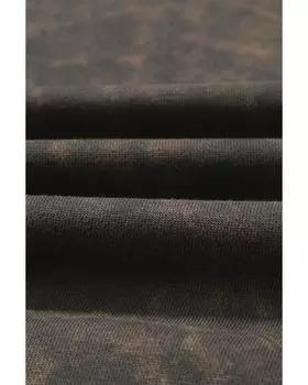 Azura Exchange Кислотная стирка с заниженными плечами, длинный рукав, свитшот с карманами S серый