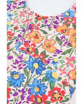 Azura Exchange Комплект из майки и шорт с цветочным принтом для дома XL разноцветный