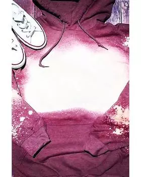 Azura Exchange Леопардовый выбеленный худи с карманом S ярко-розовый