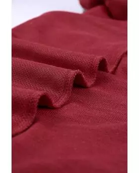 Azura Exchange Толстовка с длинным рукавом с леопардовым принтом S красный