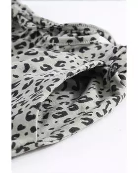 Azura Exchange Леопардовые леггинсы с легким принтом S хаки