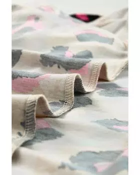 Azura Exchange Свободная футболка с леопардовым принтом M коричневый