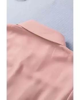 Azura Exchange Loose Long Sleeve Shirt L розовый