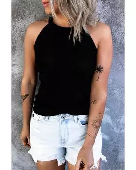 Azura Exchange Майка с круглым вырезом 2XL чёрный