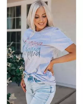 Azura Exchange Mama Quadruple Shadows Graphic Tee 2XL серый