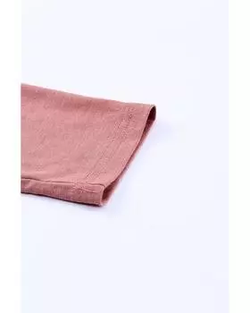 Azura Exchange Мини-платье с длинными рукавами в стиле леопардового пэчворка M розовый