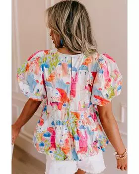 Azura Exchange Небесно-голубой топ-бэби-долл Parisian Avenue L небесно-голубой