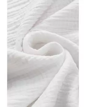 Azura Exchange Блузка с леопардовой отделкой в стиле пэчворк M белый