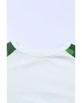 Свитшот Azura Exchange Plaid с длинным рукавом S зелёный