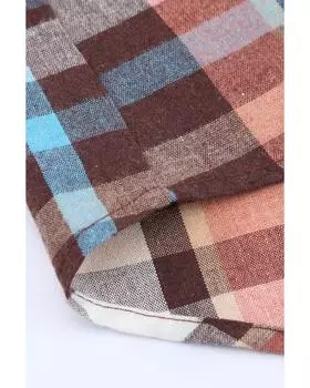 Azura Exchange Куртка-рубашка с леопардовым принтом и клетчатой отделкой L разноцветный