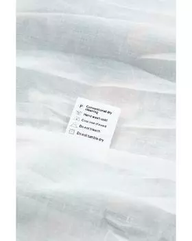 Azura Exchange Платье с цветочным принтом и оборками S синий