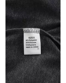 Azura Exchange Платье с капюшоном и карманом-кенгуру XL серый