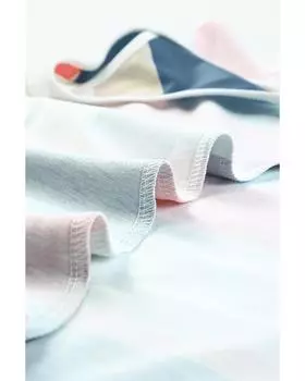 Azura Exchange Полосатый топ с цветными блоками и вырезом на шее XL разноцветный