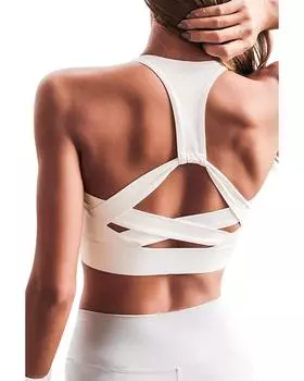 Azura Exchange Push Up Sports Bra XL белый