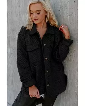 Azura Exchange Решетчатая текстура ретро-карман с клапаном на пуговицах XL чёрный