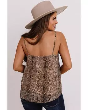 Azura Exchange Shift Tank with Cheetah Print