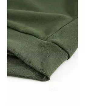 Azura Exchange Однотонная толстовка с капюшоном на шнуровке 2XL зелёный