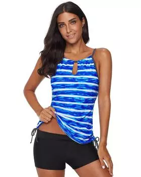 Azura Exchange Tankini Swimwear S синий