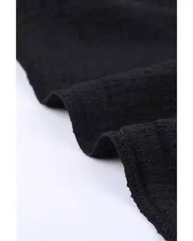 Azura Exchange Textured Button Tank Top S чёрный