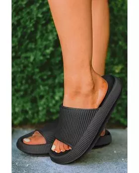 Тапочки Azura Exchange на толстой подошве 43 EU чёрный