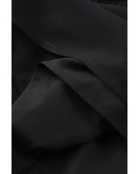 Azura Exchange Платье миди с завязками и оборками L чёрный