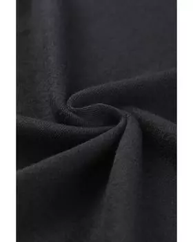 Azura Exchange Толстовка с капюшоном и высоким и низким подолом S чёрный