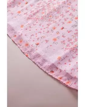 Azura Exchange Топ без рукавов с цветочным принтом и завязками L розовый