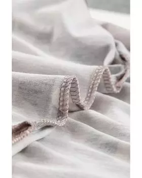 Azura Exchange Топ с длинными рукавами и V-образным вырезом с леопардовым принтом XL хаки