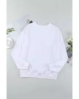 Azura Exchange Transport Graphic Print Sweatshirt 2XL белый