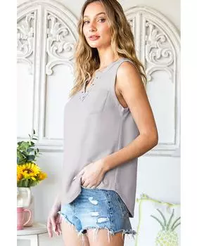 Azura Exchange Трикотажный термобелье с люверсами XL серый