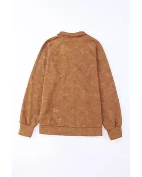 Azura Exchange Винтажная выбеленная куртка цвета хаки на пуговицах с карманами с клапанами M хаки