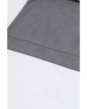 Azura Exchange Винтажная потертая толстовка с рукавами-фонариками M серый