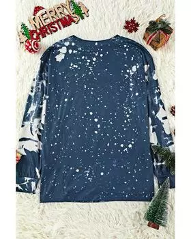 Azura Exchange Винтажный разноцветный пуловер Burning Vibe S разноцветный