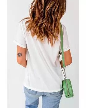 Azura Exchange White Hello Fall Mapel Leaves Graphic Tee XL белый