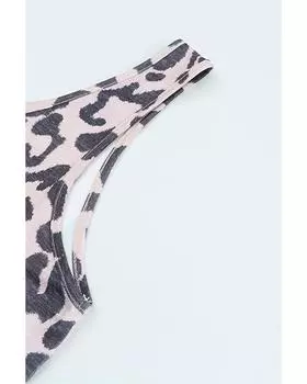 Azura Exchange Комбинезон без рукавов с широкими штанинами и карманами с принтом L леопардовый