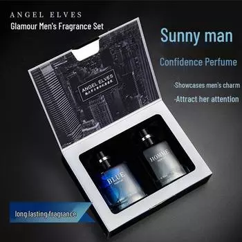 Azure Cologne Set for Men by ANGEL ELVES - Long-lasting, Fresh Fragrance for a Confident, Sunny Appeal