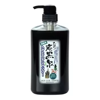 Azusaya Hinoki Charcoal Black Spring Шампунь для волос Esthetic 700 мл