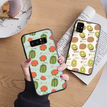 B117 Watermelon kiwi Soft Case for iPhone 11 12 13 14 15 Pro Max Samsung S22 S23 S24 FE Ultra Xiaomi Redmi Note VIVO V27 Realme C21 OPPO Reno 8