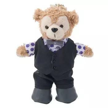 B1203 Polka Dot Costume TV Puzzle and Dragons 5th Anniversary CM Purple Duffy Stuffed Toy Badge Stuffed Bag 14cm Costume Handmade Costume