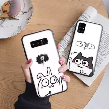 B156 couple Soft Case for iPhone 11 12 13 14 15 Pro Max Samsung S22 S23 S24 FE Ultra Xiaomi Redmi Note VIVO V27 Realme C21 OPPO Reno 8