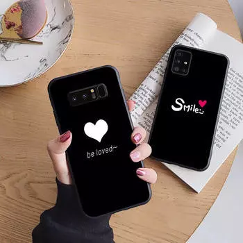 B179 be love Soft Case for iPhone 11 12 13 14 15 Pro Max Samsung S22 S23 S24 FE Ultra Xiaomi Redmi Note VIVO V27 Realme C21 OPPO Reno 8