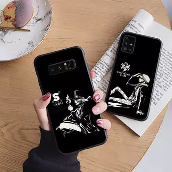 B194 sabo and law мягкий чехол для iPhone 11 12 13 14 15 Pro Max Samsung S22 S23 S24 FE Ultra Xiaomi Redmi Note VIVO V27 Realme C21 OPPO Reno 8